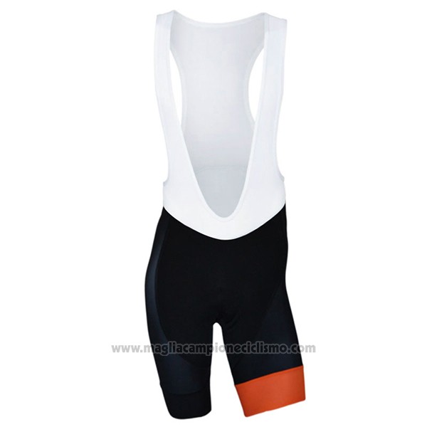 2017 Abbigliamento Ciclismo Biemme Moody Arancione Manica Corta e Salopette